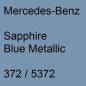 Preview: Mercedes-Benz, Sapphire Blue Metallic, 372 / 5372.